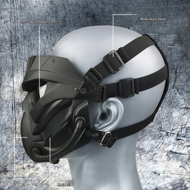 Outdoor Game Masks Full Face Paintball Mask with Clear Eye