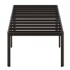 Likelalaso 24 Inch High Twin Bed Frames with Rounded Corner,