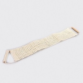 New Large (Set of 2) Gift Idea Sisal Bath Sponge w/Wooden Handles Body Massage Personal Care Health (Agave Natural Fiber)