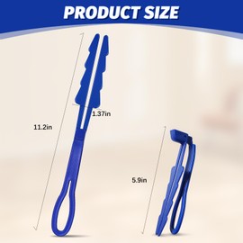 Extender Duster Mop Handle Compatible with Duster Refill,Replacement Duster Handles,Extended Handle,Adjustable Length Handles only (3, Blue)