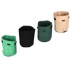 4Pcs Plant Growth Bag Felt Vegetables Flowers Growing Nursery Container