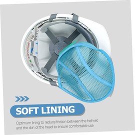 Operitacx 4 pcs Hard Hat Sweatband Liner Breathable Cooling Pad for Safety Helmets Washable and Durable Insert Essential Hard Hat Accessories for Construction Sites