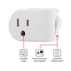 UltraPro GE Grounded On/Off Power Switch, 4 Pack, Plug-in, Energy