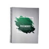 RE-FOCUS THE CREATIVE OFFICE, Password Book Keeper, Green, Alphabetical Tabs, Spiral Bound, Removable Sheets, Journal Organizer Includes Website, Address, Username, Password - 10" x 7.6"
