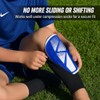 Vizari 'Vector' Slip-in Football Shin pads for Adults - Blue
