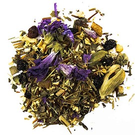 Schrader Ayurvedic Herbal Tea Elderflower Ginger with Cardamom, Mallow Blossoms in Aroma Bag 125 g