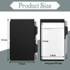2 Pieces Metal Pocket Notebook with Pen and Refillable Paper,