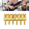 6 Pcs Electric Guitar Bridge Saddle Standard Zinc Alloy Guitar