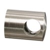Cross Bar Holder for Diameter Bar 12 mm and Flat Connection Stainless Steel V2A Truss Holder Tube Clip Handrail VA Stair Railing Stair Railing Balcony Railing Balcony Terrace 1 Piece