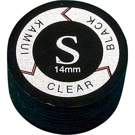 KAMUI KamuiClear Black Cue Tip S 14mm