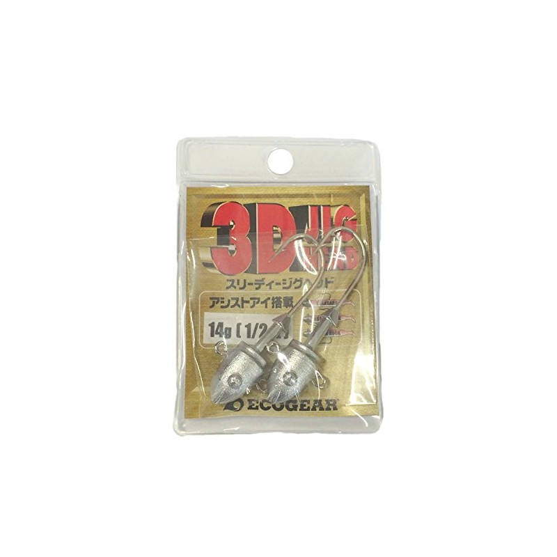マルキュー(MARUKYU) エコギア(Ecogear) 3Dジグヘッド 14g 1/2OZ 5339
