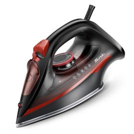 Iron Steamer for Clothes with Irons Burst of Steam, 1500W Iron Non-Stick Ceramic Soleplate, Auto Shutoff, Leakproof, Steam Burst, Spray Mist and Auto Clean Button 12.31oz Water Tank Ironing Clothes