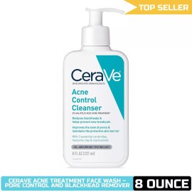 CeraVe Acne Treatment Face Wash: Pore Control - 8 Ounce