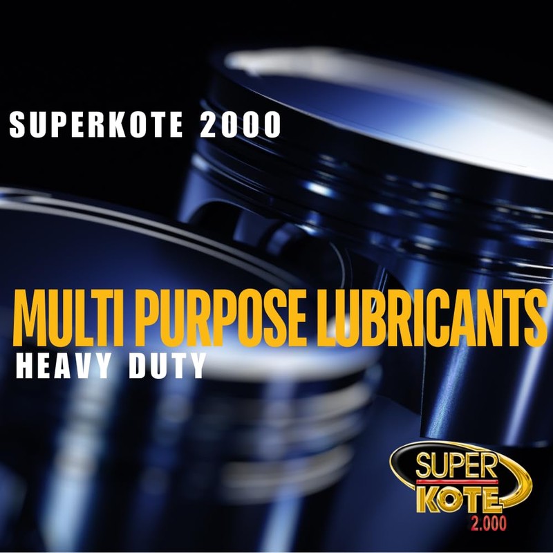 Lithium Grease Superkote 2000 / Cartridge/NLGI 2 / Multipurpose/Lubricant/EP/High Temp/Industry/Construction/Automotive/Blue