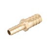 sourcing map Brass Reducer Barb Hose Connector Adapter 12 mm