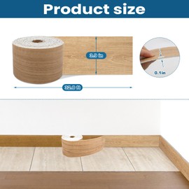 CvoMep 393.7" x 3.9" Molding Trim Self Adhesive Mirror Frame Peel and Stick, Waterproof Border Wall Decor, Wall Baseboard Moulding Trim for Bedroom Living Room Kitchen Bathroom DIY Decoration