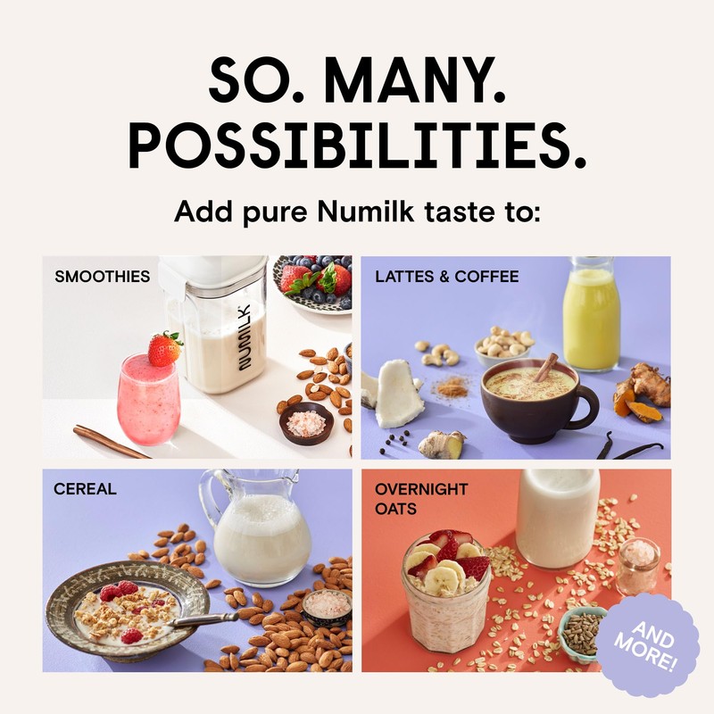 Numilk Pouches - Original Oat - Creamy Plant-Based Milk in