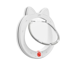 Decormax Cat Door with 4 Way Lock,Weatherproof Pet Door for Interior or Exterior Doors, Easy to Install. White.