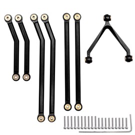 AllinRC High Clearance Links Set for Axial SCX24 Deadbolt AXI90081 (Black)