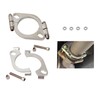 Jxsaboorle 2 Sets 2-1/2 Inch Split Exhaust Flange Repair Kit,2