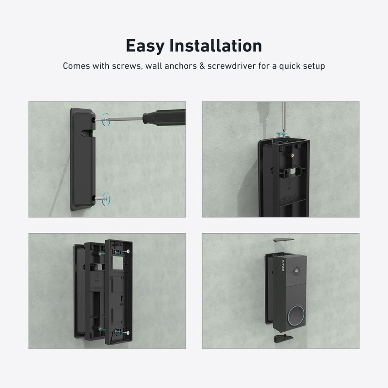 Holicfun Adjustable Mount for Wyze Wireless Duo Cam Battery Video