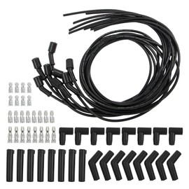 vierzweites 5 Ft Spark Plug Wire Set Replace 551083 Fit for LS1 LS2 LS3 LQ4 LQ9 LM7 LM4 LS6 LC9 LY6 LH8 LMG L99 5.3 5.7 6.0 6.2L Engines Remote Coil Spiral, with Straight 90 135 Degree Boots, 8 Set
