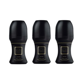 3 x Avon Perfumed Roll On Anti Perspirant Deodorant 50ml (3 x Little Black Dress)