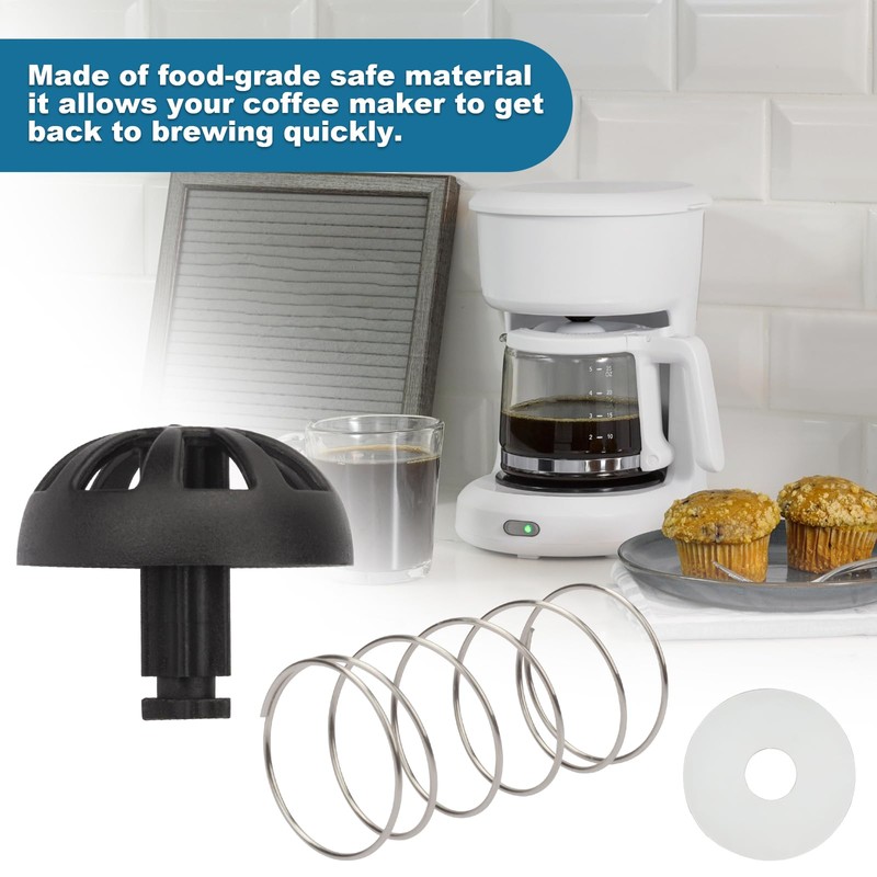 Showingo Coffee Machine Brew Basket Bottom Spring Loaded Stopper Kits(2
