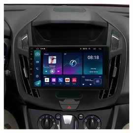 9 Inch Android 13 Car Radio Stereo for Ford Transit Connect 2014-2018 IPS Touchscreen Double Din Car Audio Receiver w/Wireless Carplay Android Auto WiFi GPS Bluetooth AHD SWC Backup Camera Mic, 2+32G