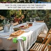 USHXVG 8Pcs Outdoor Tablecloth Clips, 4Pcs Table Leg Pads, Tablecloth