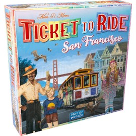 Asmodee - Ticket to Ride San Francisco Board Game, 2-4 Players, 8+ Years, Italian Edition