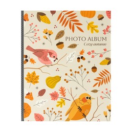 Grupo Erik Photo Album Slip-in Album 13 x 20 cm Cozy Autumn Photo Book for 48 Photos in Format 13 x 20 cm Photo Album 13 x 20 cm