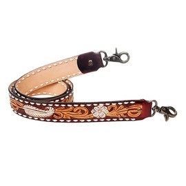 American Darling Hand Tooled Genuine Leather Crossbody Handle Strap for Bags | Phone Crossbody Strap | Crossbody Keychain Strap for Wallet Purse Clutch Cellphone Key Chain Holder | Shoulder Bag Strap