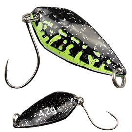Fishing Tackle Max FTM Trout Spoon Trout Spoon Rock 62 4,2g Black Green/Black 5200062 Spoons UL Ultra Light