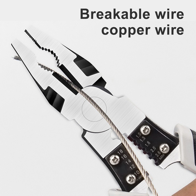 Wire Cutter Needle Nose Pliers Set 9in Multifunctional Labor Saving