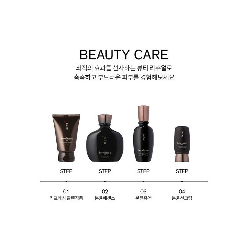 Sulwhasoo SSG상품권본윤 데일리 루틴 세트 (설화수맨 2종) SSG Gift Certificate