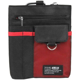 SK11 F-742 RED Scissor Case, L, Width 6.7 x Height 7.9 x Depth 1.6 inches (170 x 200 x 40 mm), Red