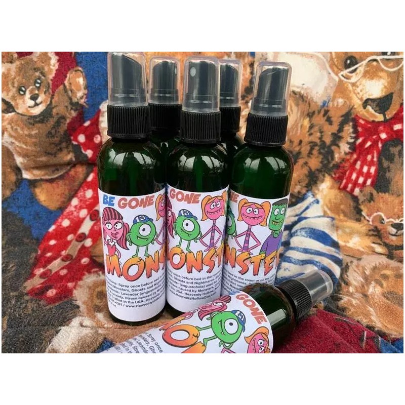 Monster Be Gone Spray, Monster Kid Spray,,Monster Spray,Smudge Kid Friendly