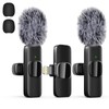 Professional Wireless Lavalier Lapel Microphone for iPhone, Mini Video Recording