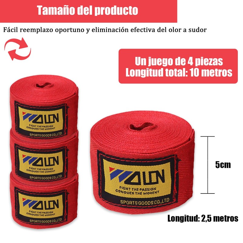 Vendas para Boxeo, Vendas Elásticas de Boxeo, Ringside Vendas para
