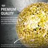 4 in Decorative Orbs Glass Balls Set of 3,Mosaic Sphere