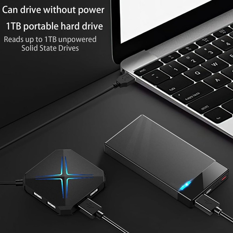 10-in-1 USB HUB Dock Station,USB Audio Adapter for PC, Laptops,