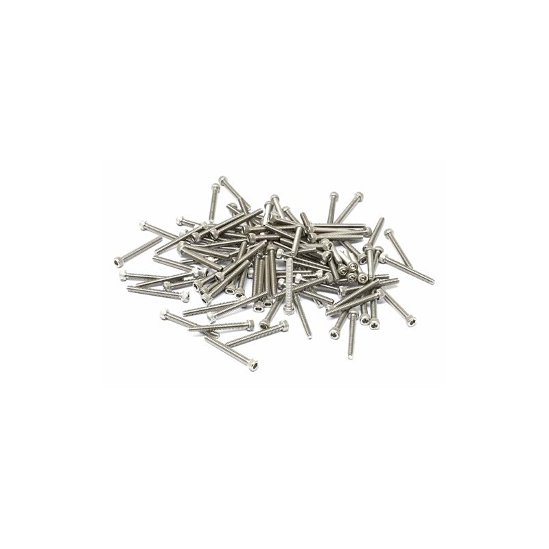 iexcell 100 Pcs #4-40 x 1 Stainless Steel 304 Hex