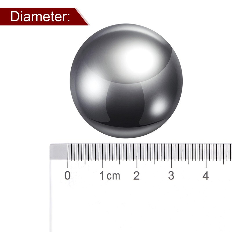 sourcing map Precision Balls 33 mm Diameter G10 Chrome Steel
