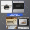 2-Pack KSD201 110-0°C Thermostat Thermal Fuse Switch, Normally Closed Temperature