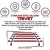 4All Kitchen Trivet Stand Heat Resistant Anti Slip Worktop Protector