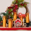 Homemory Amber Flameless Battery Operated LED Candles with Remote Control,