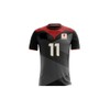 Nishida Volleyball Jersey with #11, White and Red, Japan National