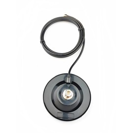 Strong Antenna Magnetic Base with N-Type Female connector and RP-SMA Male, 11 cm diameter. Fits to Helium, LoRa Antenna RAK Nebra Bobcat SenseCAP