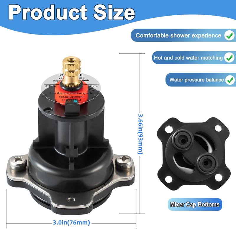 2 Pack GP77759 Mixer Cap Balancing Assembly Replacement, for Kohler